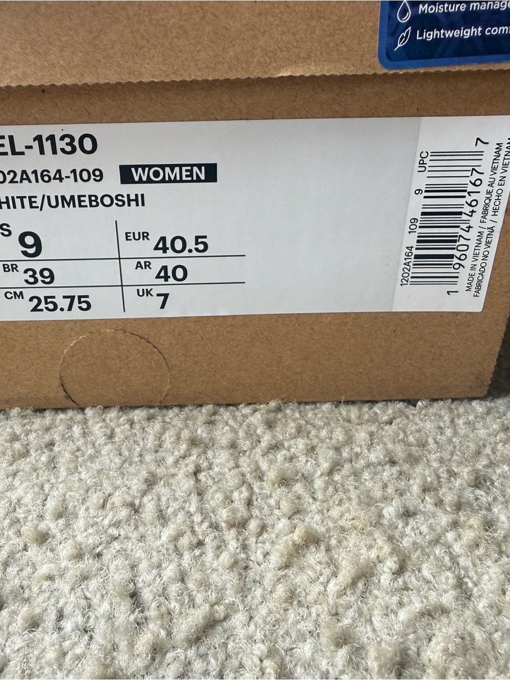 ASICS Woman’s Gel 1130 'Silver Umeboshi' - Picture 2 of 3